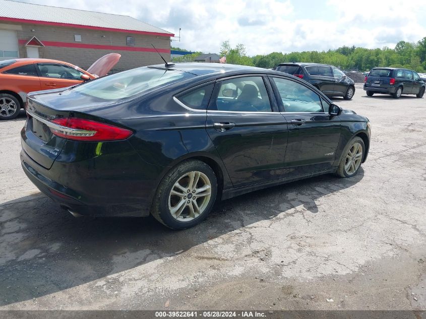 3FA6P0LUXJR235257 | 2018 FORD FUSION HYBRID