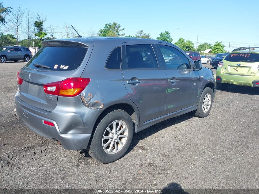 2011 Mitsubishi Outlander Sport Es VIN: JA4AP3AU7BZ018698 Lot: 39522642