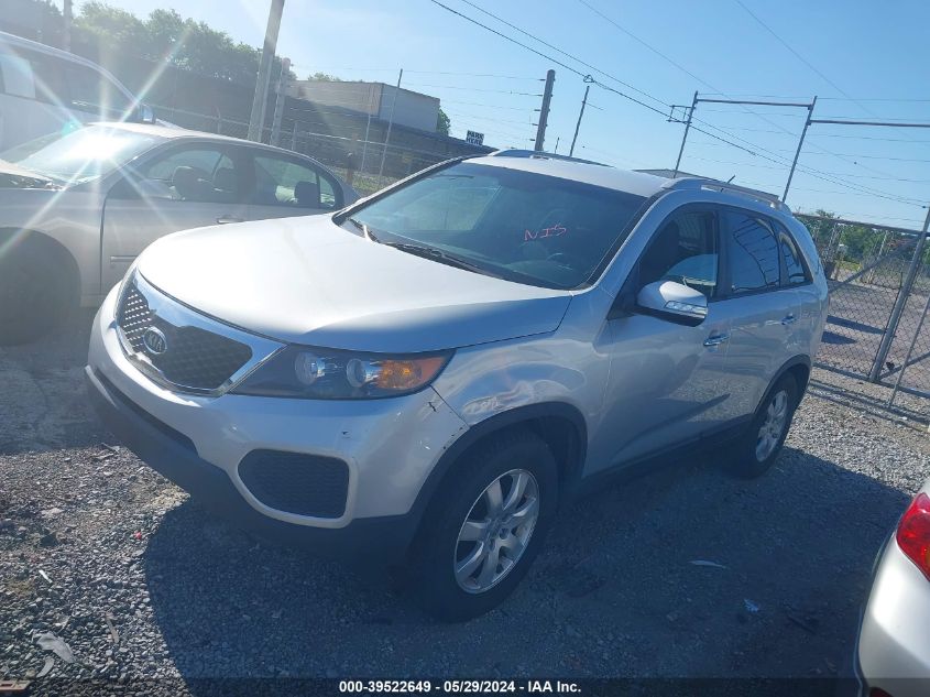 2013 Kia Sorento Lx V6 VIN: 5XYKT4A22DG388937 Lot: 39522649