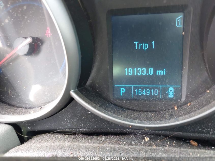 2011 Chevrolet Cruze Ls VIN: 1G1PC5SH1B7161885 Lot: 39522652