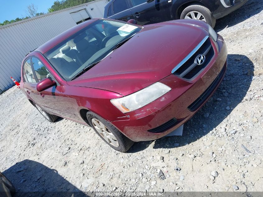 2008 Hyundai Sonata Gls VIN: 5NPET46C98H372831 Lot: 39522657