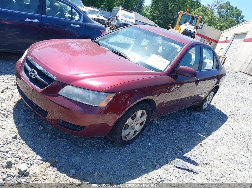 2008 Hyundai Sonata Gls VIN: 5NPET46C98H372831 Lot: 39522657