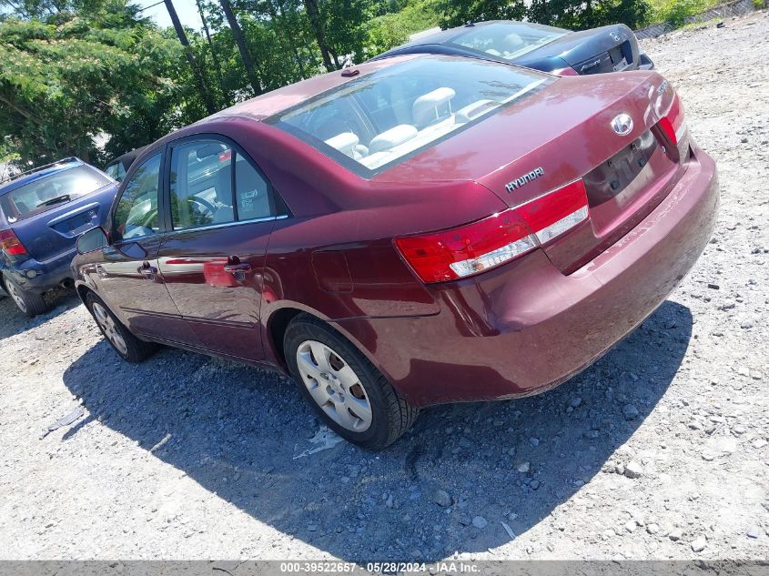 2008 Hyundai Sonata Gls VIN: 5NPET46C98H372831 Lot: 39522657