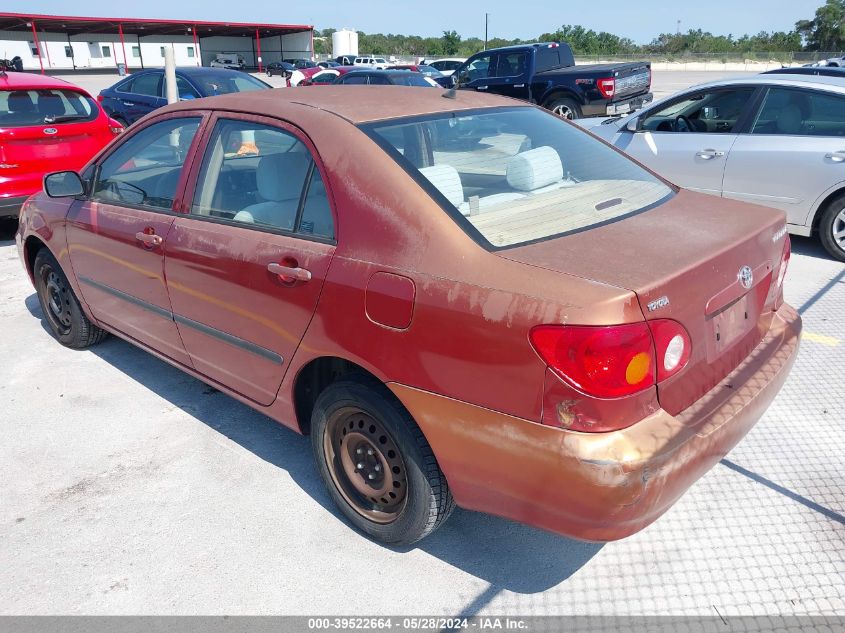 2003 Toyota Corolla Ce VIN: 1NXBR32E33Z121204 Lot: 39522664