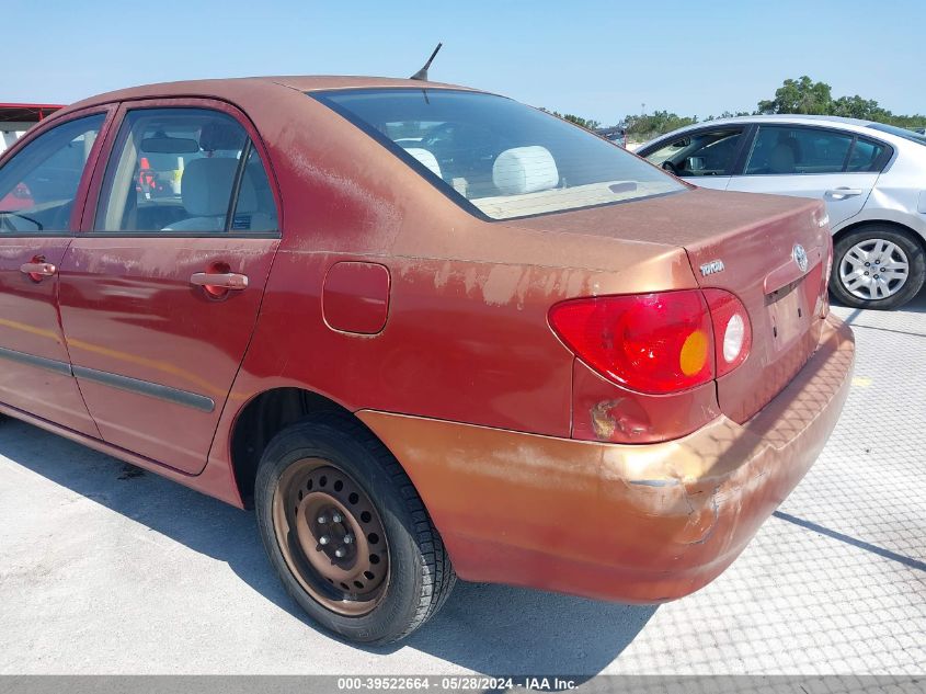 2003 Toyota Corolla Ce VIN: 1NXBR32E33Z121204 Lot: 39522664