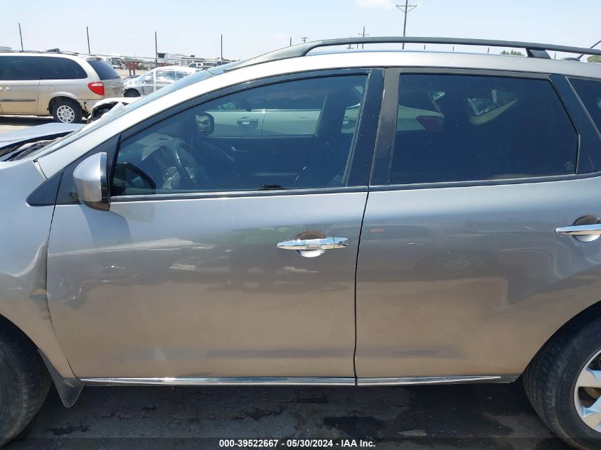 2009 Nissan Murano Sl VIN: JN8AZ18U79W101865 Lot: 39522667