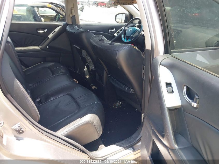 2009 Nissan Murano Sl VIN: JN8AZ18U79W101865 Lot: 39522667