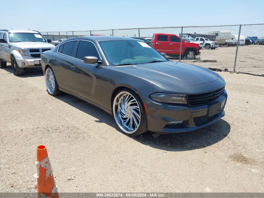 2016 Dodge Charger Sxt VIN: 2C3CDXHG7GH222718 Lot: 39522674