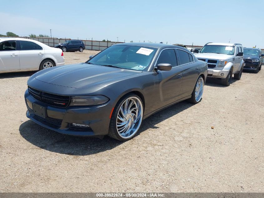 2016 Dodge Charger Sxt VIN: 2C3CDXHG7GH222718 Lot: 39522674