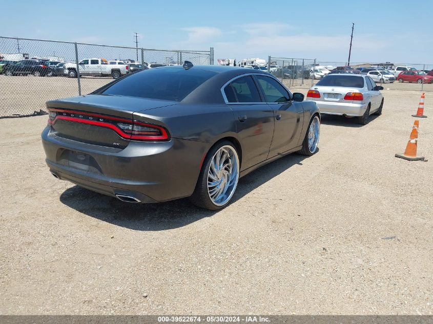 2016 Dodge Charger Sxt VIN: 2C3CDXHG7GH222718 Lot: 39522674