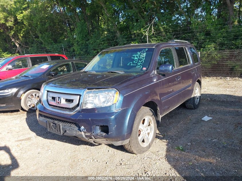 2009 Honda Pilot Ex VIN: 5FNYF48429B036254 Lot: 39522676