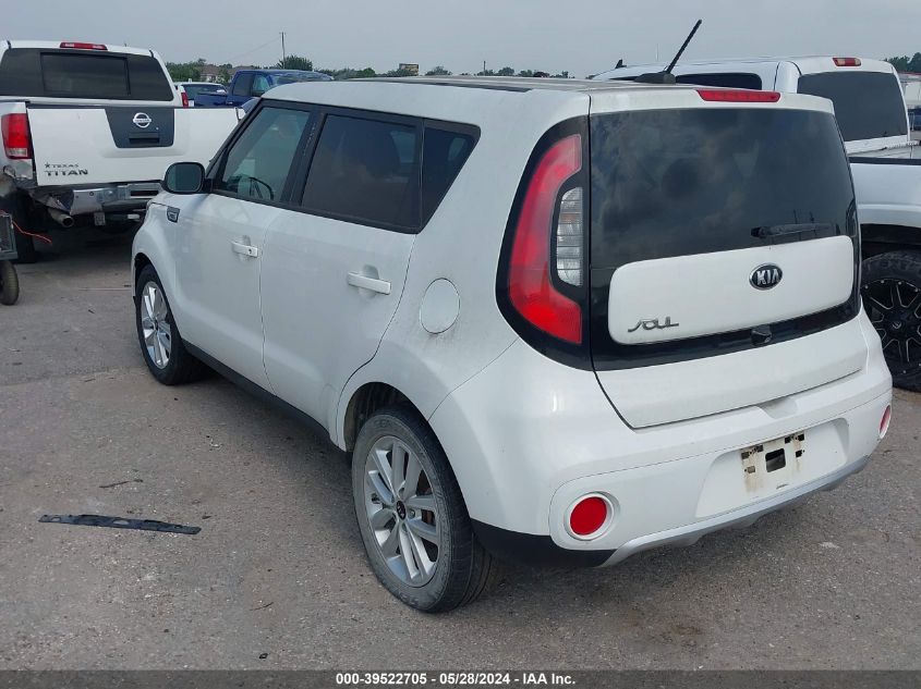 2017 Kia Soul + VIN: KNDJP3A51H7449430 Lot: 39522705