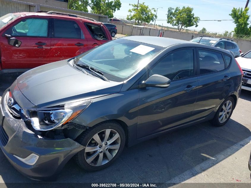 2013 Hyundai Accent Se VIN: KMHCU5AE2DU096720 Lot: 39522708