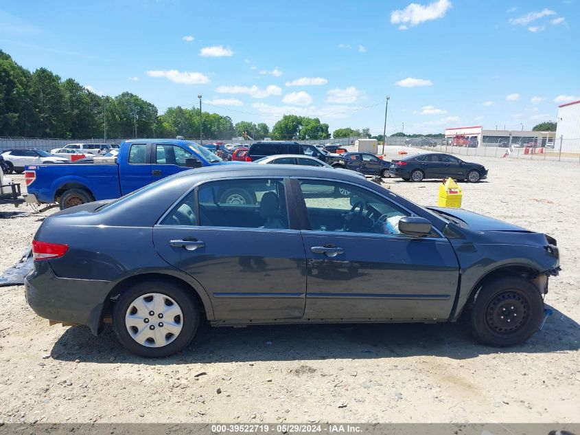 2003 Honda Accord 2.4 Lx VIN: 3HGCM56393G710239 Lot: 39522719