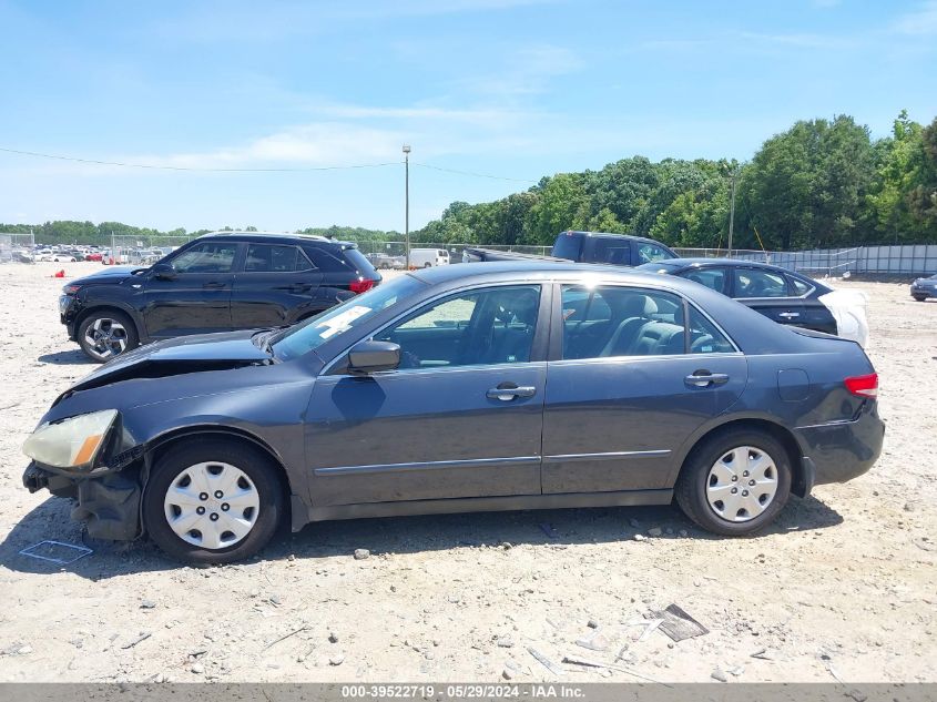 2003 Honda Accord 2.4 Lx VIN: 3HGCM56393G710239 Lot: 39522719