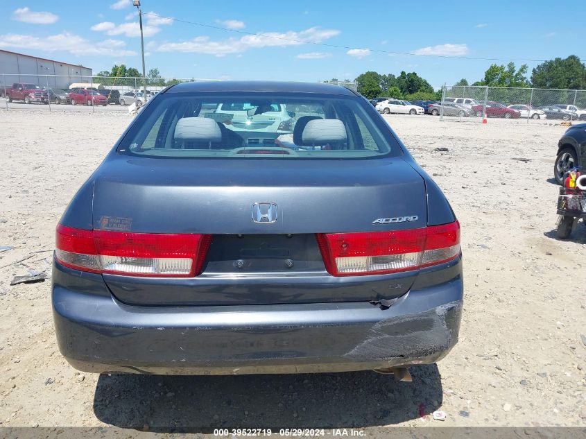 2003 Honda Accord 2.4 Lx VIN: 3HGCM56393G710239 Lot: 39522719