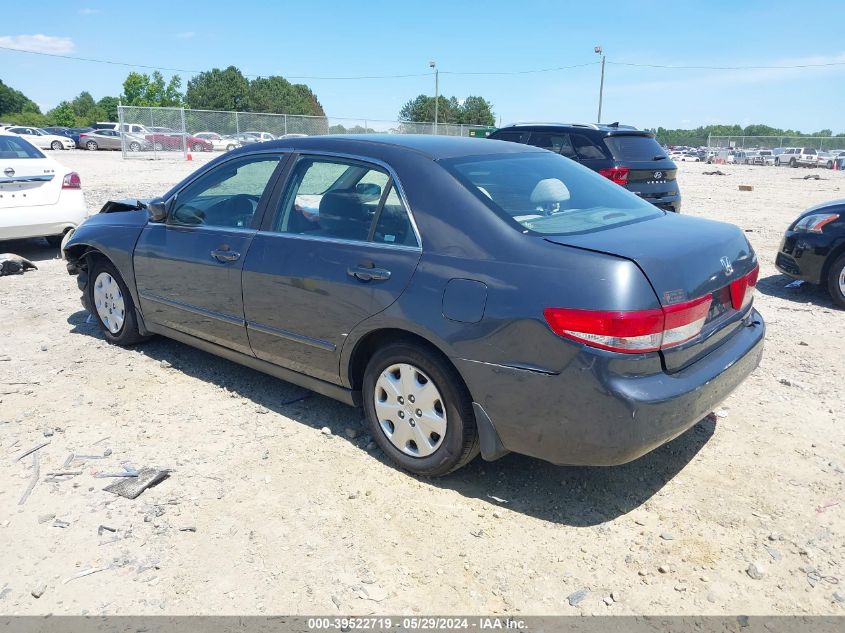 2003 Honda Accord 2.4 Lx VIN: 3HGCM56393G710239 Lot: 39522719