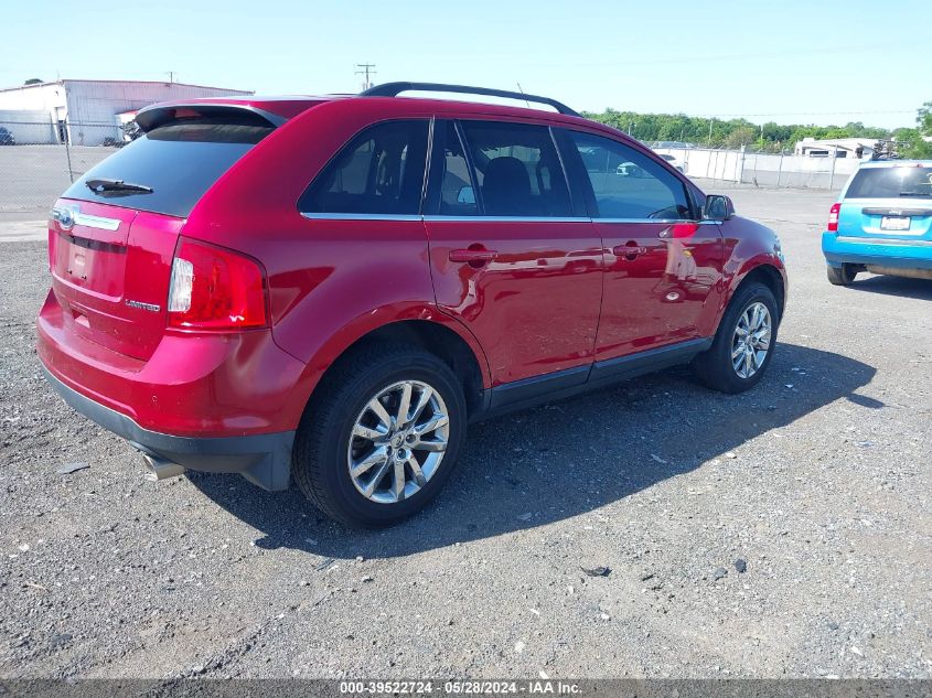 2013 Ford Edge Limited VIN: 2FMDK3KC3DBA68426 Lot: 39522724