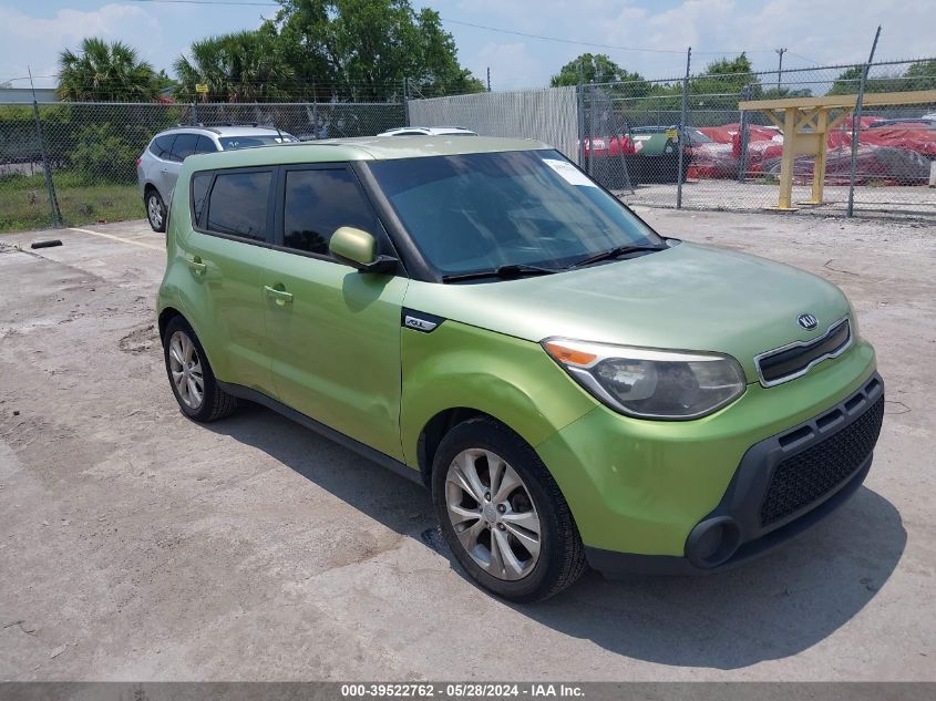 2015 Kia Soul + VIN: KNDJP3A52F7783172 Lot: 39522762