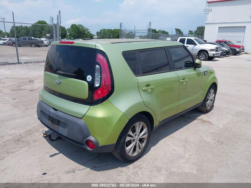 2015 Kia Soul + VIN: KNDJP3A52F7783172 Lot: 39522762