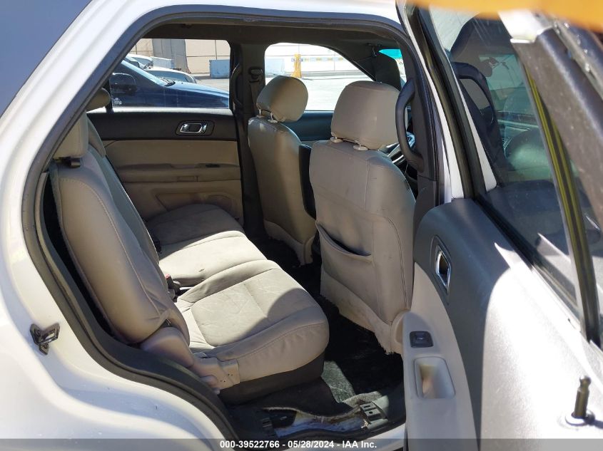 2013 Ford Explorer VIN: 1FM5K7B96DGA80725 Lot: 39522766