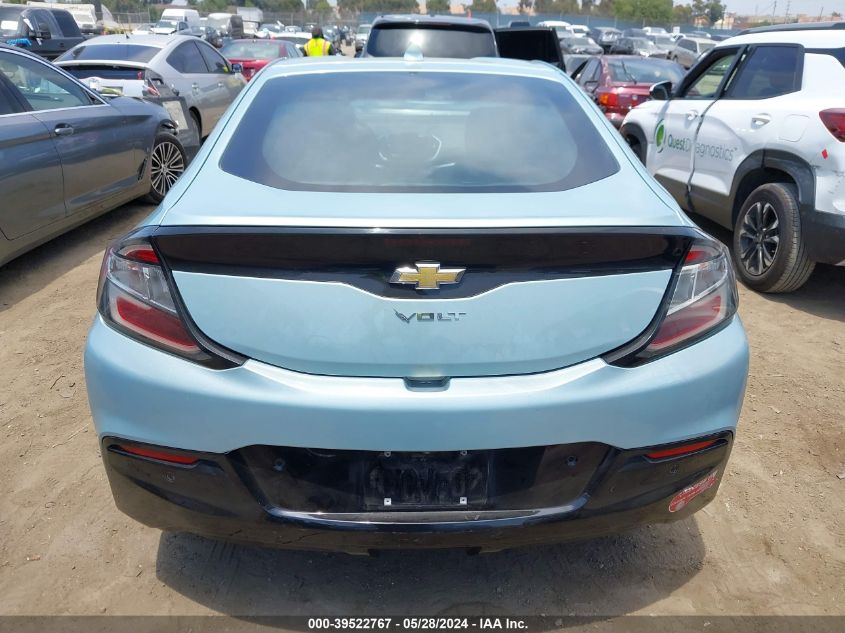 2018 Chevrolet Volt Lt VIN: 1G1RC6S57JU143282 Lot: 39522767