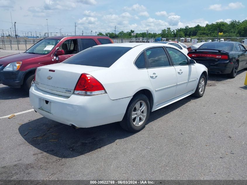 2012 Chevrolet Impala Ls VIN: 2G1WF5E38C1210579 Lot: 39522769