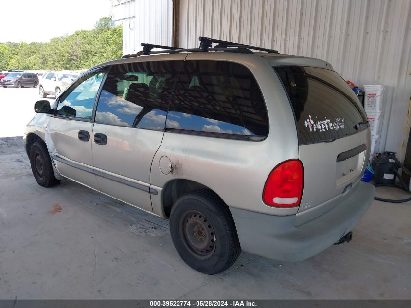 2000 Plymouth Voyager VIN: 2P4GP2539YR539299 Lot: 39522774