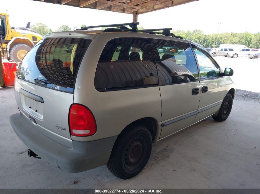 2000 Plymouth Voyager VIN: 2P4GP2539YR539299 Lot: 39522774