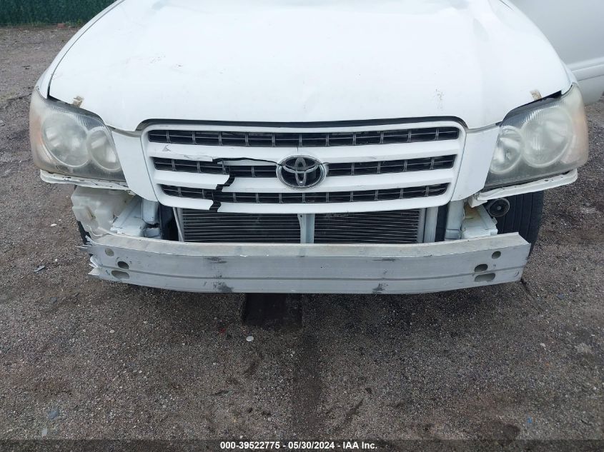 2003 Toyota Highlander VIN: JTEGD21A230059489 Lot: 39522775