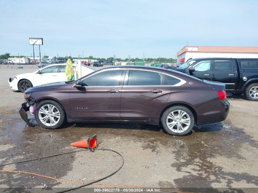 2015 Chevrolet Impala 2Lt VIN: 2G1125S30F9260943 Lot: 39522778