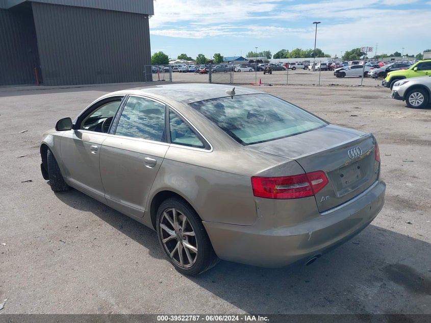 2009 Audi A6 3.0 Premium VIN: WAUSG74F99N022829 Lot: 39522787