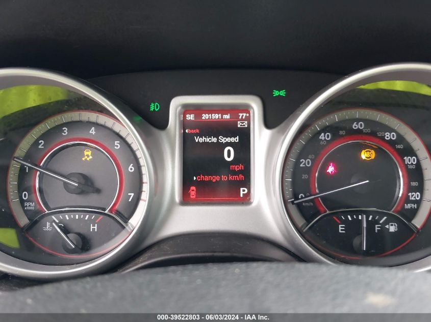 2014 Dodge Journey Sxt VIN: 3C4PDCBB7ET105230 Lot: 39522803