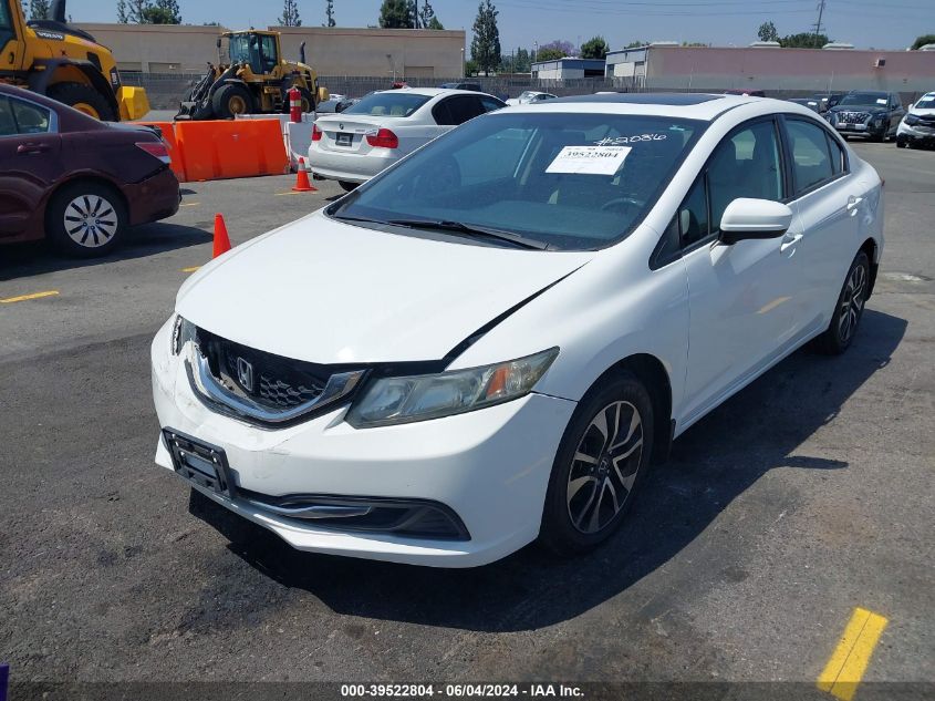 2014 Honda Civic Ex VIN: 19XFB2F80EE253394 Lot: 39522804