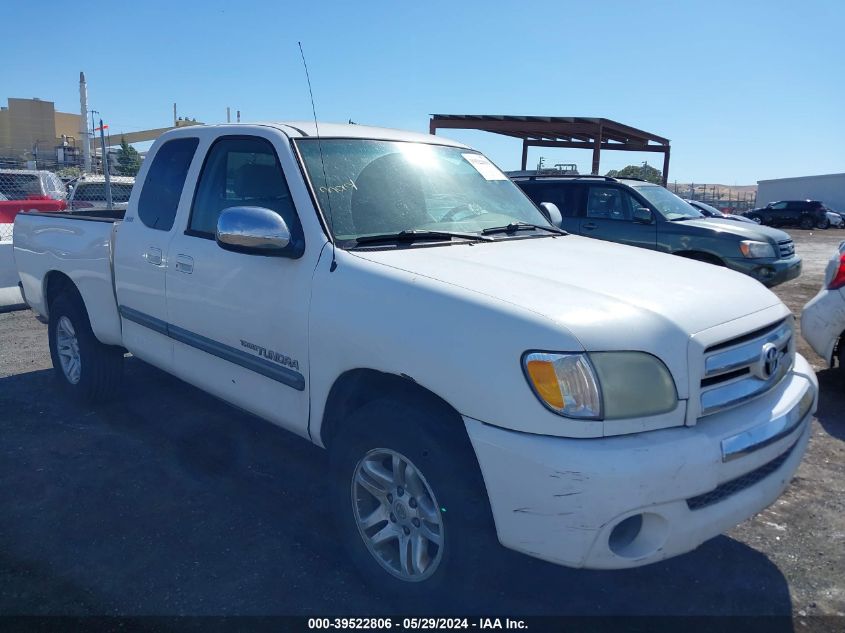 2004 Toyota Tundra Sr5 V8 VIN: 5TBRT34104S445305 Lot: 39522806