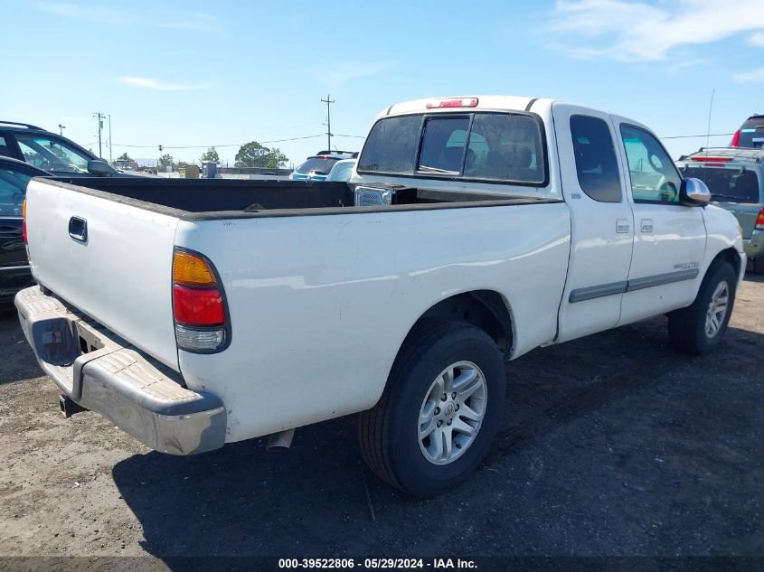 2004 Toyota Tundra Sr5 V8 VIN: 5TBRT34104S445305 Lot: 39522806