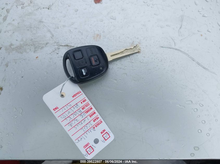 2002 Lexus Es 300 VIN: JTHBF30G025009324 Lot: 39522807