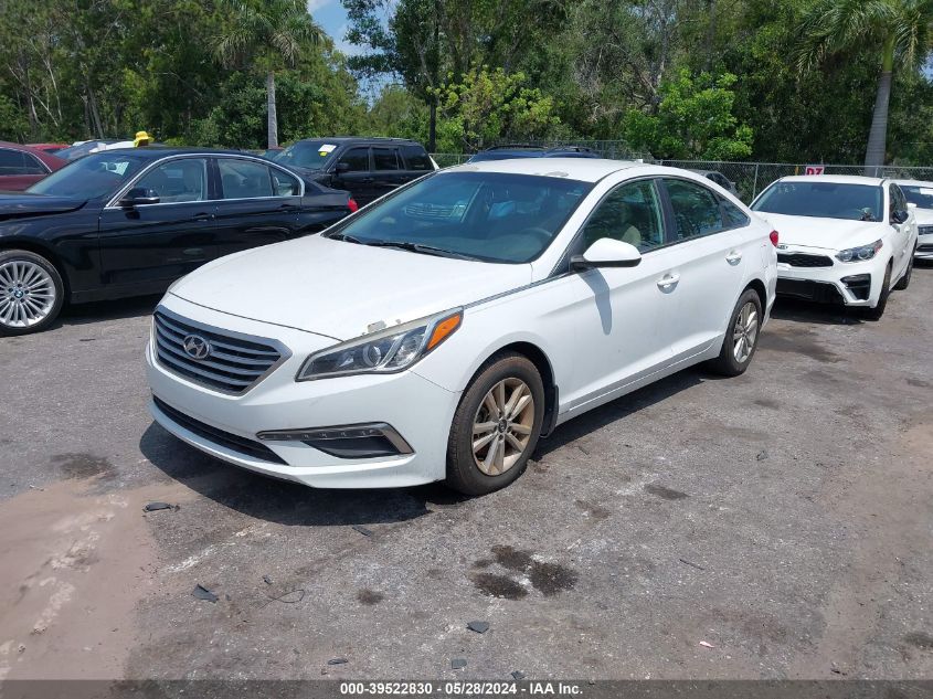 2015 Hyundai Sonata Se VIN: 5NPE24AF8FH156177 Lot: 39522830