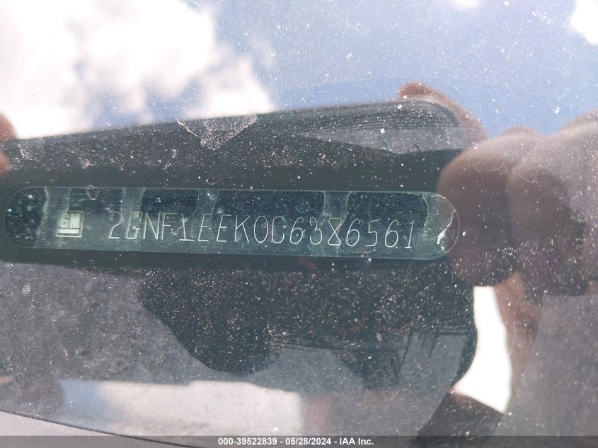 2012 Chevrolet Equinox 1Lt VIN: 2GNFLEEK0C6386561 Lot: 39522839