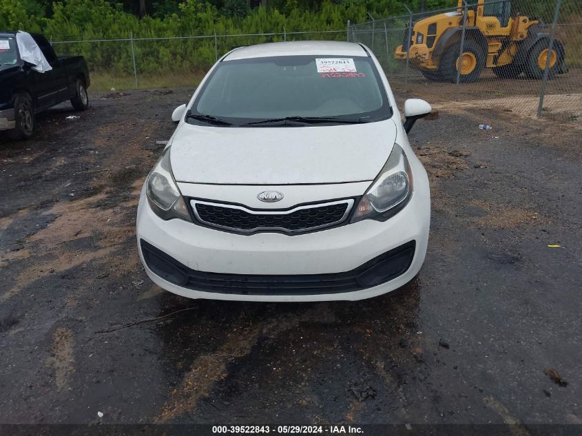 2013 Kia Rio Lx VIN: KNADM4A30D6171658 Lot: 39522843