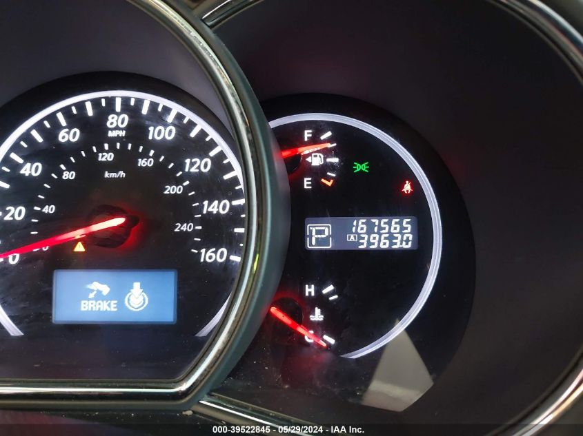 2011 Nissan Murano Sl VIN: JN8AZ1MU5BW062298 Lot: 39522845