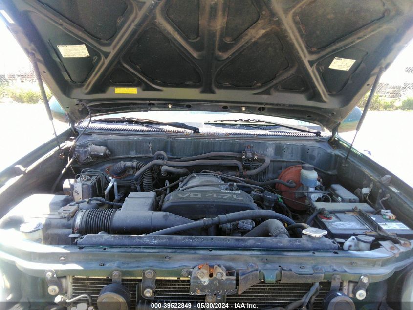 2002 Toyota Sequoia Sr5 V8 VIN: 5TDBT44AX2S096620 Lot: 39522849