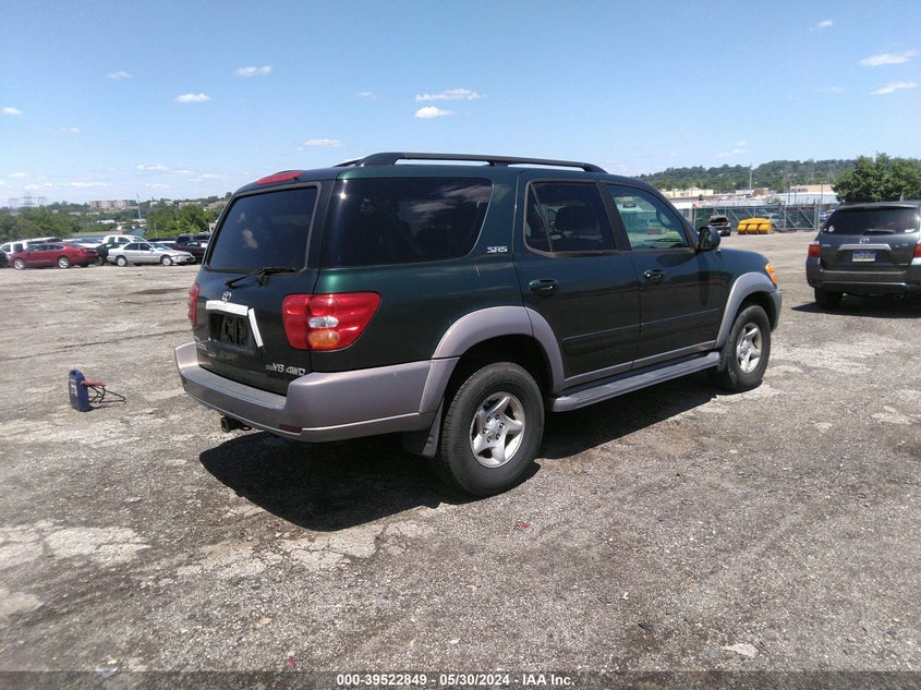 2002 Toyota Sequoia Sr5 V8 VIN: 5TDBT44AX2S096620 Lot: 39522849