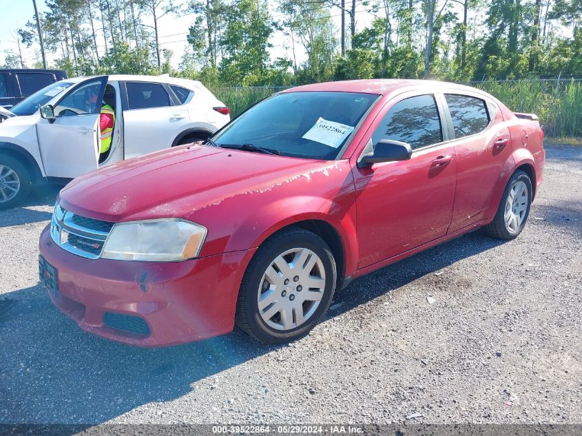 2014 Dodge Avenger Se VIN: 1C3CDZAB1EN126744 Lot: 39522864