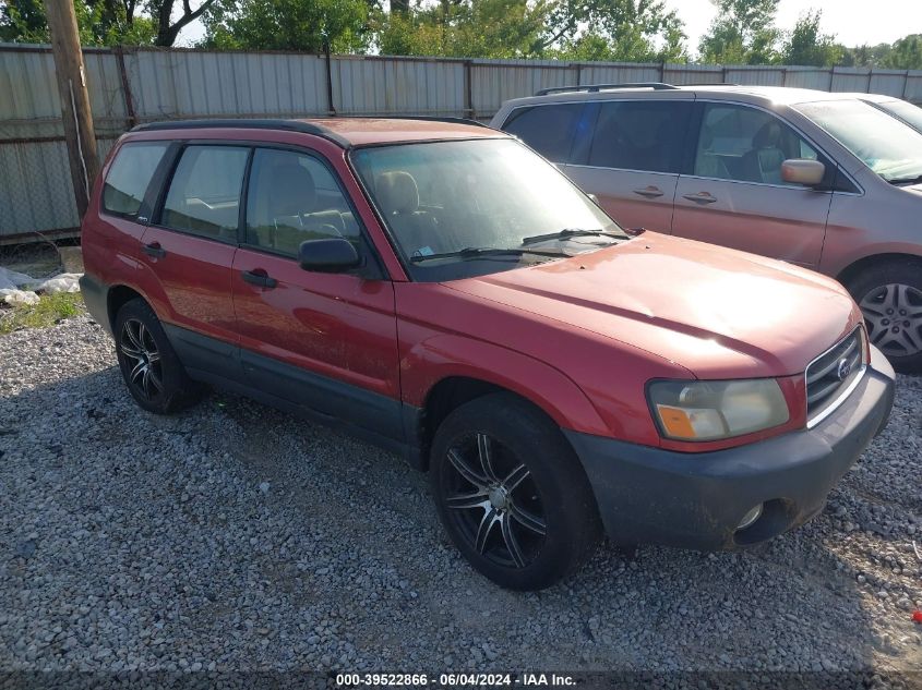 2003 Subaru Forester X VIN: JF1SG63673H732371 Lot: 39522866