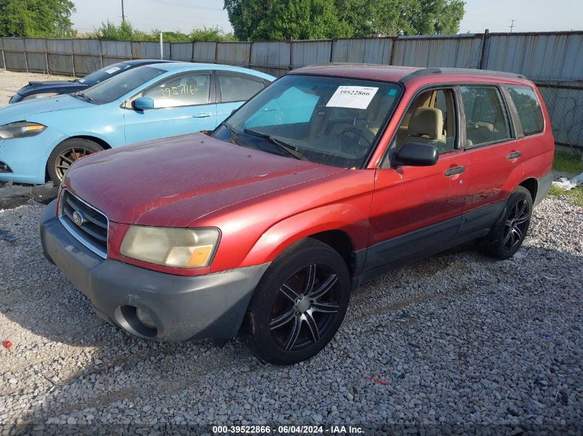 2003 Subaru Forester X VIN: JF1SG63673H732371 Lot: 39522866