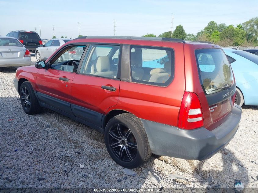 2003 Subaru Forester X VIN: JF1SG63673H732371 Lot: 39522866