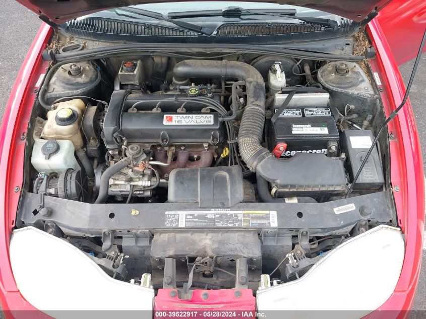 2001 Saturn Sc2 VIN: 1G8ZY14771Z282724 Lot: 39522917