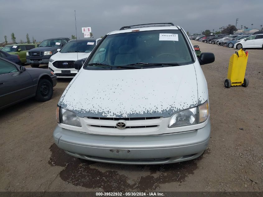 1999 Toyota Sienna Xle VIN: 4T3ZF13C5XU101204 Lot: 39522932