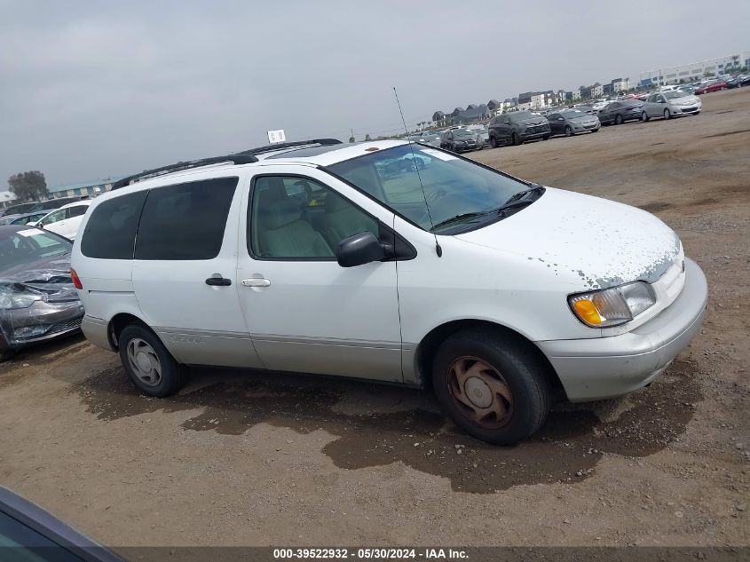 1999 Toyota Sienna Xle VIN: 4T3ZF13C5XU101204 Lot: 39522932